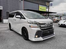 2016 Toyota Vellfire 2.5 Z A (Pre-crash-Modelista aerokit-Unreg)