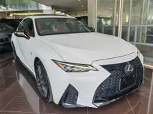 [GRADE 5A] 2021 LEXUS IS 300 2.0 F SPORT BLACK MODE SEDAN SUNROOF 4CAMERA RED LEATHER SEAT BSM (A) UNREG IS300