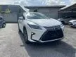 Recon 2019 Lexus RX300 2.0 VERSION L SUNROOF/BLACK LEATHER SEAT/360 CAMERA/HUD/BSM - Cars for sale
