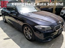 2013 BMW 520i 2.0 M SPORT JAPAN SPEC REVERSE CAMERA M SPORT 18 RIM M SPORT MULTI FUNCTION STEERING PADDLE SHIFT M SPORT BUCKET SEATS 1 YEAR WARRANTY