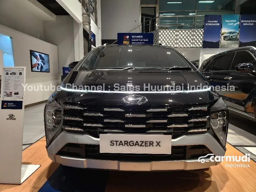 Jual Mobil Hyundai Stargazer X 2024 Prime 1.5 di Banten Automatic Wagon Hitam Rp 250.000.000