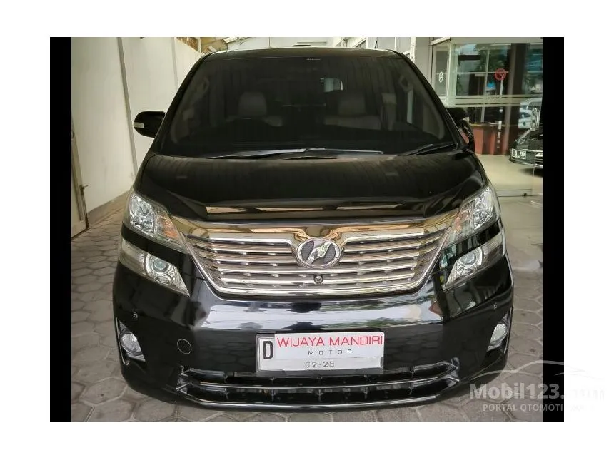 Jual Mobil Toyota Vellfire 2011 V 2.4 di Jawa Barat Automatic Van Wagon Hitam Rp 295.000.000