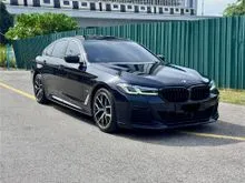 2023 G30 LCI 24K KM BMW MY WARRANTY FREE SERVICE TILL 2028 BROWN INT HARMAN KARDON HUD SUNROOF BSM POWER BOOT BMW 530i 2.0 M Sport