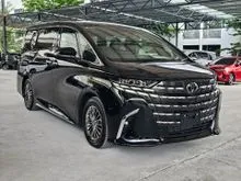 Offer Free 6 Year Warranty Unreg 2024 Toyota Alphard 2.5 Executive Lounge MPV Black HYBRID/ HUD/ JBL/ ROOF-MONITOR/BSM/DIM/ PROCESSING FEE RM1350