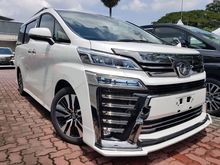 2018 Toyota Vellfire 2.5 ZG ADMIRATION KIS SUNROOF 3 LED AP HOLDER