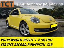 VOLKSWAGEN BEETLE 1.4 (A),FULL SERVICE RECORD VOLKSWAGEN