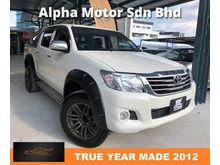 2012 TRUE Toyota Hilux 2.5 G (A) LEATHER SEAT NICE NUMBER 5566 PROMOTION