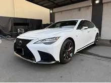 2023 Lexus LS 500 3.4 F Sport, genuine leather seats, power seats, air conditioning, HUD, sunroof, genuine 20-inch wheels, INCOMING STOCK