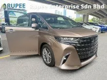 2025 Toyota Alphard 2.5 Z MPV 7-Seater **Graphite Gold *Grade 6A *7-KM Mileage *New Car Condition *DIM+BSM+ HUD Apple Car Play 360 Camera UNREGISTED