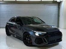 2022 Audi RS3 2.5 Sportback Quattro Hatchback BLACK INTERIOR RS3 BODYKIT KEYLESS PUSH START MMI PACK ASSIST RED BRAKE CALIPER R/C POWER BOOT FULL LEAT