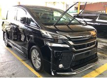 2016 Toyota Vellfire 2.5 Z A Edition MPV