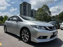 2013 LOAN KEDAI Honda Civic 2.0 Navi Sedan (A) MUKA 1000/ WARRANTY/ ANROID PLAYER/ REVERSE CAMERA/ ELECTRIC POWER & LEATHER SEAT/ MODULO BODYKIT