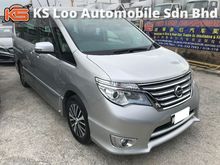 Nissan Serena 2.0 S-Hybrid High-Way Star MPV (A) FULL SPEC - LEATHER SEAT - TOUCH SCREEN - REVERSE CAMERA - PUSH START KEYLESS - POWER DOOR - LED LAMP