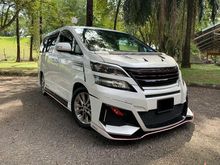 2009 Toyota Vellfire 2.4 Z PLATINIUM BODY KITS POWER DOOR X2 TIP TOP CONDITION