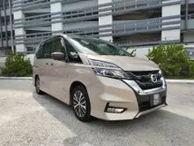 2021 Nissan Serena 2.0 S-Hybrid High-Way Star MPV Premium full spec Leather Seat 360 cam Rear TV monitor centre