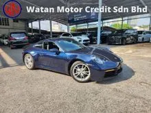 2021 Porsche 911 Carrera 3.0 Twin Turbo (Grade 4.5A Original 12,000km) (Ready Stock) (No Extra Chargers) (High Loan) PLDS 360 Camera Unregistered