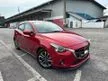 Used 2017 Mazda 2 1.5 (A) SKYACTIV-G, Hatchback Model, DOHC 16-Valve 114HP 6 Speed, LED Headlamp, Head Up Display, Keyless Entry, Push Start, Leather Seat - Cars for sale