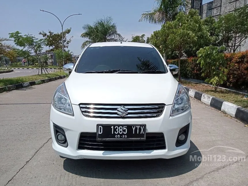 Jual Mobil Suzuki Ertiga 2015 GX 1.4 di Jawa Barat Automatic MPV Putih Rp 130.000.000