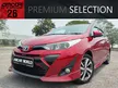 Used ORI 2019 Toyota Vios 1.5 G Sedan (A) PUSH START BUTTON TOUCH SCREEN LCD & 360 CAMERA BLACK INTERIOR & FULL PREMIUM LEATHER SEAT VIEW AND BELIEVE