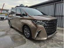 JBL SIDE STEP 2025 Toyota Alphard 2.5 Z OFFER SPECIAL DEAL UNREG 5K MILEAGE GOLD COLOR