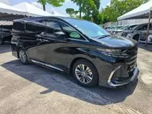 2025 Toyota Alphard 2.5 Z / GRADE 5A / 11K KM / ORIGINAL JAPAN MODELISTA BODYKIT / ROOF MONITOR / DIM / BSM / 360 CAMERA / 2025 UNREGISTER