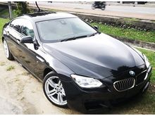 2015 BMW 640i M-SPORT GRAN COUPE 3.0 TWIN POWER TURBO JAPAN SPEC UNREG CAR SELLING PRICE ONLY ( RM 368,000.00 NEGO ) CAR BODY - BLACK COLOR ( 2581 )