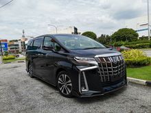 100%-GENUINE MILEAGE, HIGHEST GRADE CAR, HIGHEST LOAN, 3-YEARS WARRANTY* 2018 Toyota Alphard 2.5 SC FACELIFT WITH CUSTOM MADE BODYKITS* VELLFIRE