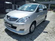2009 Toyota Innova 2.0 G , Low Mileage , (Metallic) MPV