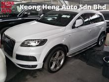 2013 Audi Q7 3.0 TDI Quattro S Line SUV DIESEL 1 YEAR WARRANTY LOCAL AP SIDE STEP ELECTRIC LEATHER SEATS PADDLE SHIFT POWER BOOT