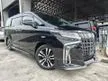 Recon 2019 Toyota Alphard 2.5 SC Grade 4.5 Sun Roof 3LED JBL H/Theatre 4Cam360View PCS LTA BSM DIM Pilot Seat Leather Power Boot Modelistakit Unregister