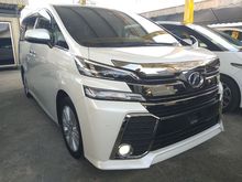 2015 Toyota Vellfire 2.5 Z/ZA ALPINE AUDIO UNREG15