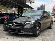 2023 Mercedes-Benz C200 1.5 Avantgarde Sedan 51K KM UNDER WARRANTY TILL 15. 10. 2027 BY M/B MALAYSIA FULL SERVICE RECORD