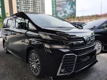 PROMOTION UNIT 2015 Toyota Vellfire 2.5 ZG PILOT SEAT