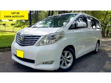 2010 Toyota Alphard 2.4 1 OWNER TIP TOP CONDITION