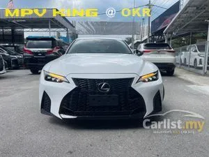 2023 Lexus IS 300 IS300 2.0 T F SPORT / Version L / GRADE 5A / FULLY LOADED / 360 CAMERA / BSM / COOLING SEAT / PADDLE SHIFT / JAPAN / UNREG