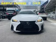 2023 Lexus IS 300 IS300 2.0 T F SPORT / Version L / GRADE 5A / FULLY LOADED / 360 CAMERA / BSM / COOLING SEAT / PADDLE SHIFT / JAPAN / UNREG