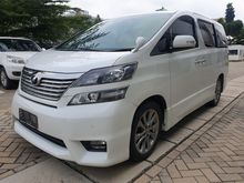 2010 Toyota Vellfire 2.4 Z Van Wagon