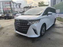 2025 Toyota Alphard 2.5 Z,GRADE 4.5,JBL SOUND SYSTEM, SURROUND CAMERA 360,HUD,ROOF TV,SIDE STEP,SUNROOF,2025 UNREGISTER,READY STOCK