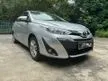 Used 2019 Toyota Vios 1.5 E Sedan Facelift 7 Speed Low Mileage 41k JB Plate 1 Owner Chinese Warranty Until 2025