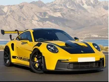 Incoming Stock 2023 Porsche 911 GT3 RS Racing Yellow Weissach Package PCCB Magnesium Wheels Front Axle Lift
