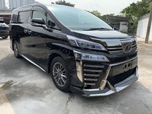 2018 Toyota Vellfire 3.5 ZG MPV EXECUTIVE LOUNGE ,INCLUDED SST ,REAR MEMORY SEAT , SEROUND CAM , PRE CRASH ,