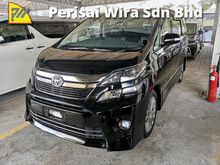 2014 Toyota Vellfire 2.4 Z Golden Eyes MPV Golden Eye 2 Edition . Sunroof . Full Set Alpine Dvd Player & Roof Tv . Half Alcantara Seat .Local KL AP