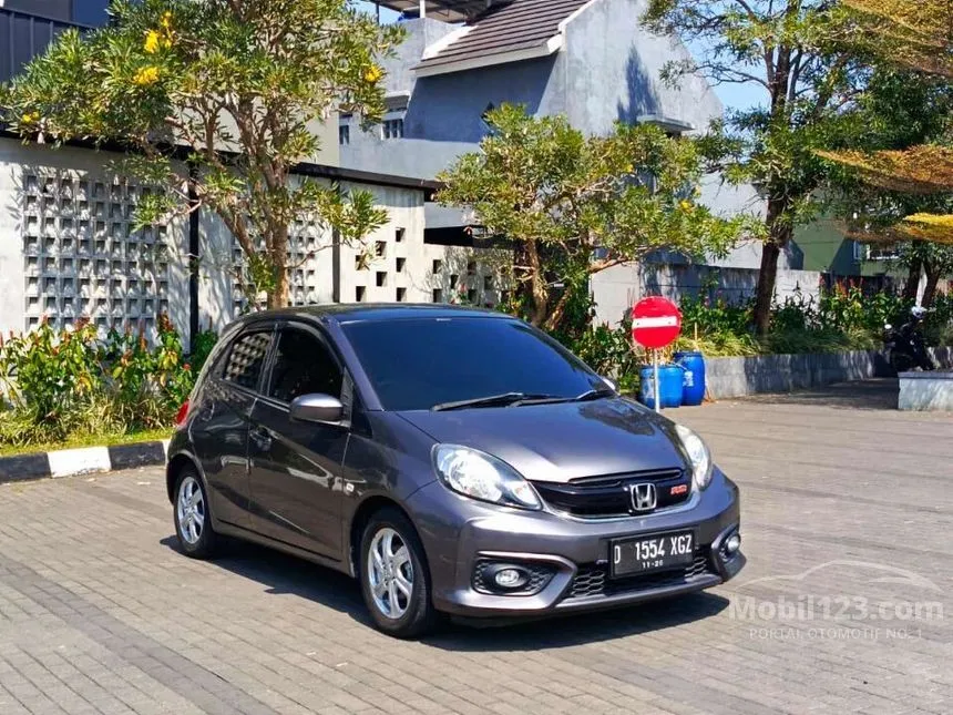Jual Mobil Honda Brio 2017 Satya E 1.2 di Jawa Barat Manual Hatchback Abu