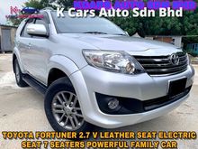 2015 Toyota Fortuner 2.7 V 7 SEATERS LEATHER SEAT ELECTRIC SEAT