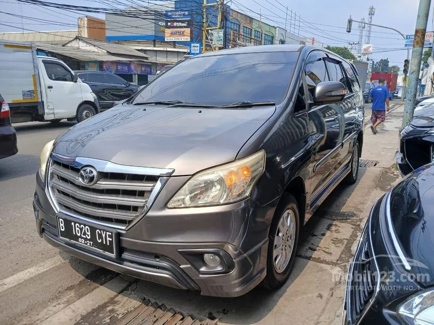 Jual Mobil Toyota Kijang Innova 2014 G Luxury 2.0 di DKI Jakarta Automatic MPV Abu