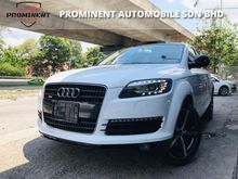 AUDI Q7 4.2 S-LINE NEW FACELIFT 1 YR WTY 2012,CRYSAL WHITE IN COLOUR,SELDOM USE,2 DVD PALYER,POWER BOOT,7 SEATER,ONE DATO OWNER