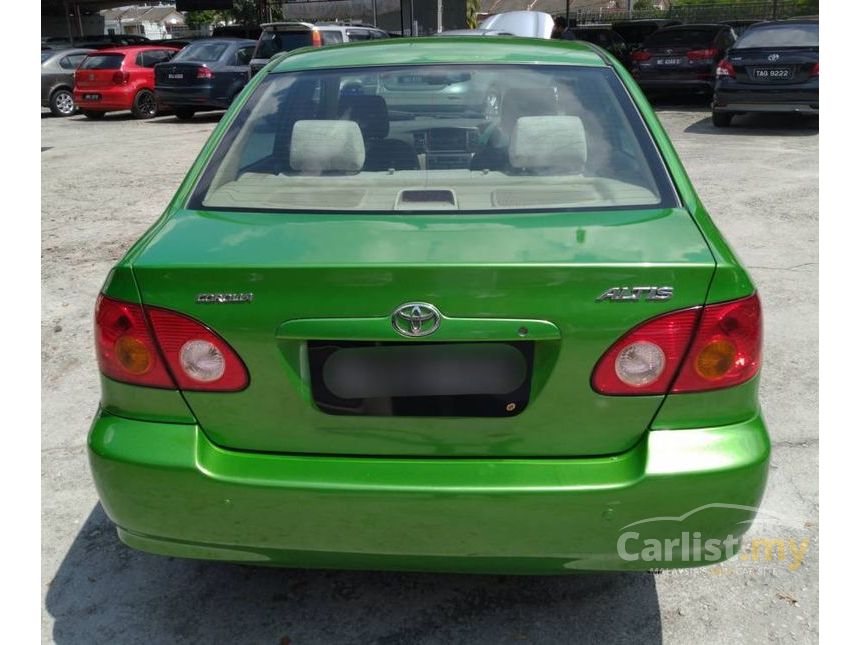 Altis 2004 Toyota Corolla Altis 2004 E 1.6 in Kuala Lumpur Automatic Sedan Green ...