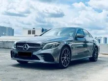 2020 Mercedes-Benz C300 2.0 AMG 31K Miles 360 Apple CarPlay Android Auto Star Roof PowerBoot Autonomous Braking System Cruise Control 