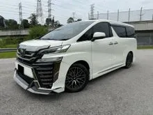 2015/18 Toyota Vellfire 2.5 ZG Modellista Bodykit Pre-Crash Power Boot Pilot Seat Register 2018