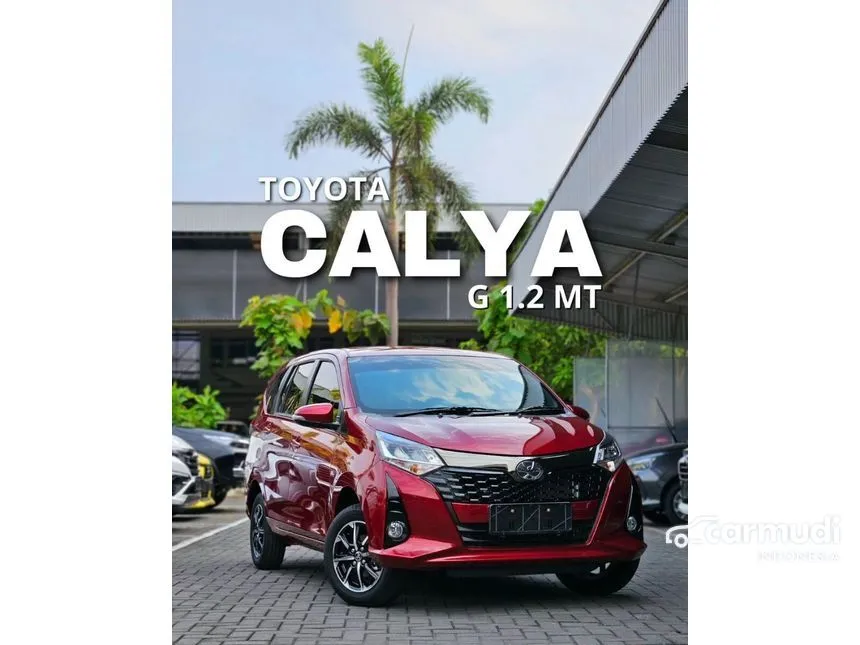 Jual Mobil Toyota Calya 2024 G 1.2 di Jawa Barat Automatic MPV Marun Rp 172.000.000